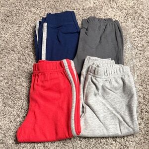 Kids' Red, Gray, and Navy Jogger Pants Set